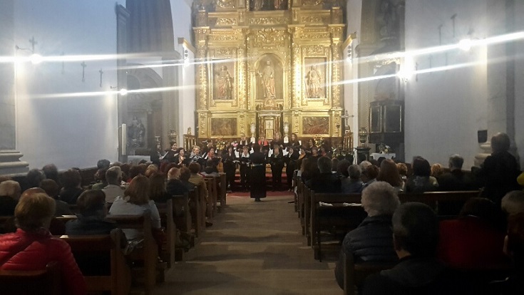 imagen Coros en parroquia Elorriaga